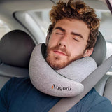 Vagooz Memory Foam Travel Neck Pillow Set - Front View