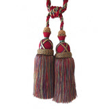 Multi Coloured Double Tassel Curtain Tieback