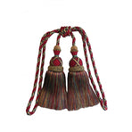 Multi Coloured Double Tassel Curtain Tieback