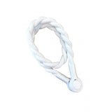 Magnetic weaved rope tieback White