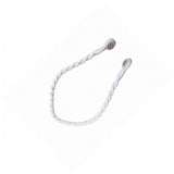 Magnetic weaved rope tieback Natural - Front View