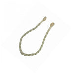 Magnetic weaved rope tieback Linen