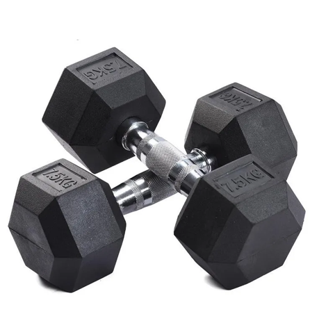 Curve Fitness Hex Dumbbells 60kg (2X30kg)