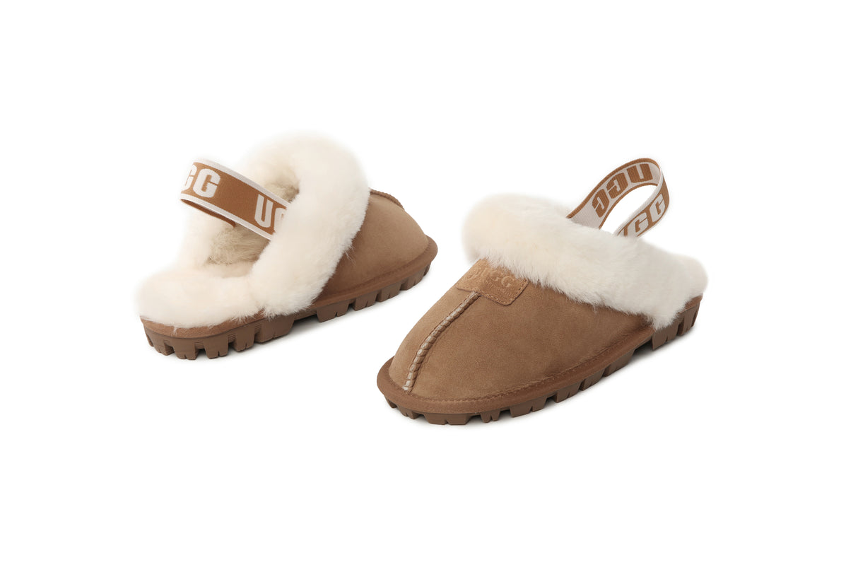 DKUGG ANSLEY SLIPPER - Size XL 41/42 - Chestnut