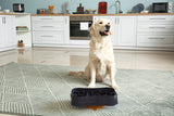 Marley Slowappy Slow Feeder  Bowl - Dark Grey - Rear View