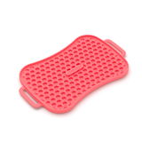 Marley Slowappy Reversible Lick Mat - Warm Ocean Red - Rear View