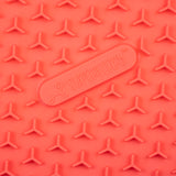 Marley Slowappy Reversible Lick Mat - Warm Ocean Red - Close-Up Angle