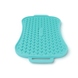 Marley Slowappy Reversible Lick Mat - Teal - Top-Down View