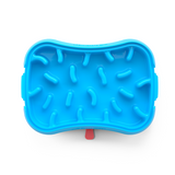 Marley Slowappy Slow Feeder  Bowl - Blue - 45-Degree Angle