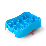 Marley Slowappy Slow Feeder  Bowl - Blue - Close-Up Angle