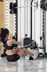 SmartFit M1 Max 140kg Pin Loaded Multi Functional Training Smith Machine Home Gym Power Rack Machine - Low Angle