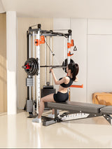 SmartFit C3 Max multi functional trainer smith machine with 130kgs pin loaded weights Machine with attachment - Close-Up Angle