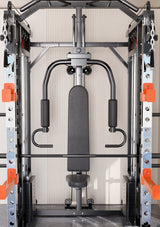 130kgs pin loaded SmartFit M1 Ultra Leg Press and Chest Fly Multi Functional Training Smith Machine Home Gym - Front View