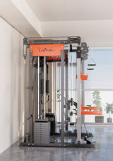 130kgs pin loaded SmartFit M1 Ultra Leg Press and Chest Fly Multi Functional Training Smith Machine Home Gym - Side View