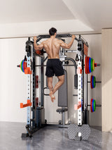 130kgs pin loaded SmartFit M1 Ultra Leg Press and Chest Fly Multi Functional Training Smith Machine Home Gym - 45-Degree Angle