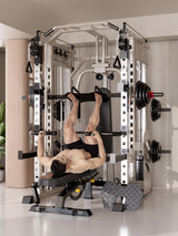 SmartFit M1 Ultra Leg Press and Chest Fly Multi Functional Training Smith Machine Home Gym with 140kgs pin loaded package - Extra Image