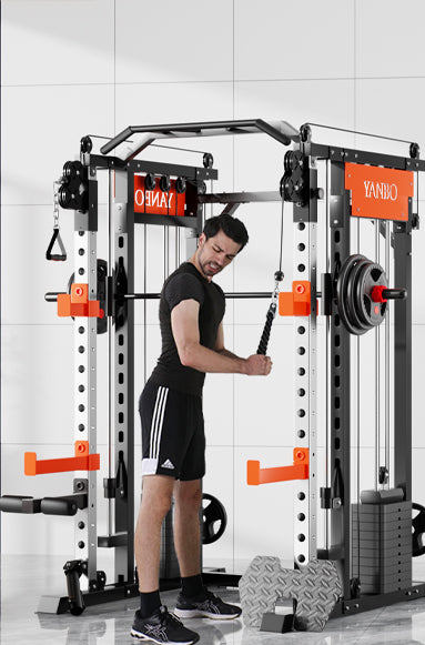 SmartFit M1 Max 130kg Pin Loaded Multi Functional Training Smith Machine Home Gym Power Rack Machine