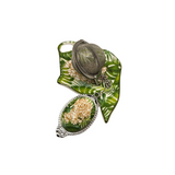 Tropical Luxe Fine Bone China Tea Set - 405ml Mug with Strainer - Side View