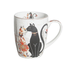 Cat Couple Mug – 400ml Fine Bone China, Gift-Boxed