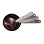 Vintage Elegance: Antique Copper Stainless Steel Measuring Cup Set