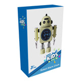 Laser Kids Robot Alarm Clock - Yellow - Rear View