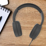 Laser Wired Headphones with 40mm Drivers Black
