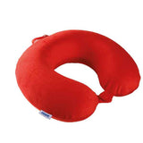 Laser Memory Foam Neck Pillow Red - 45-Degree Angle