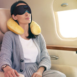 Laser Sleep Mask Bluetooth Headphones Black - Front View