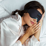 Laser Sleep Mask Bluetooth Headphones Black - 45-Degree Angle