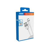 Laser USB Type-C 3.1 to A Cable 1M White - Side View