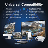 Laser Ultra High Speed HDMI Cable 8K - Gold 3M - Front View