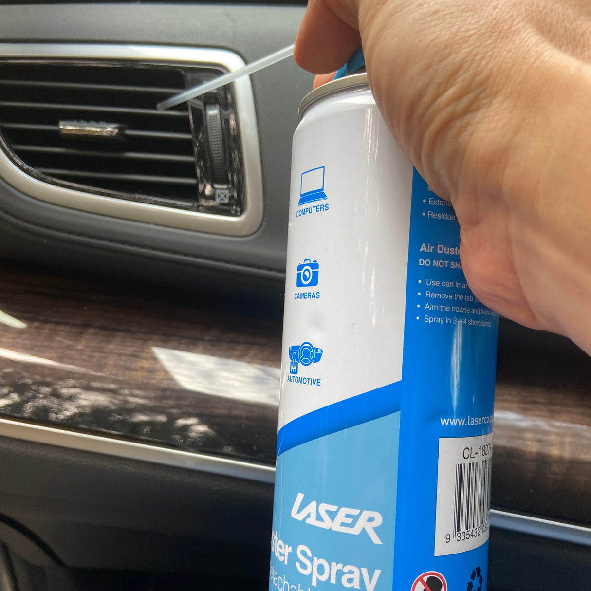 Laser 400ml Air Duster Spray - Computer & Electronics Cleaner
