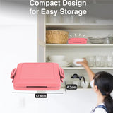 Laser Microwave Toastie Maker Flamingo Pink - 45-Degree Angle