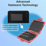 Laser Microwave Toastie Maker Flamingo Pink - Rear View