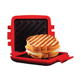 Laser Microwave Toastie Maker with Heatwave Tech Red - Extra Image