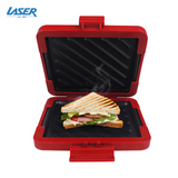 Laser Microwave Toastie Maker with Heatwave Tech Red - Extra Image