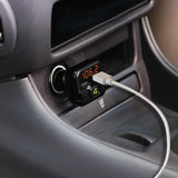 Laser FM Transmitter Handsfree USB Charger - Front View