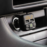 Laser FM Transmitter Handsfree USB Charger - Side View