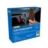 Laser 15W MagSafe Car Charger Mount Black - Rear View