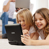 Laser Portable DVD Player 7 inch - Low Angle