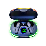 Laser TWS Earbuds with LED Battery Display Black - Extra Image