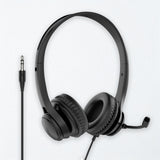Laser Wired Conference Headset 3.5mm Mic - Low Angle