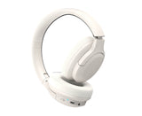 Laser ANC Bluetooth Headphones 20hr Battery - White - Rear View