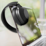 Laser Wireless ENC Headphones Black - Top-Down View
