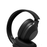 Laser Wireless ENC Headphones Black - 45-Degree Angle