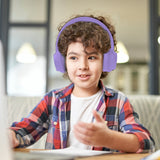 Laser Volume Limited ANC Kids Headphones Lilac - Side View