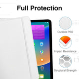 Laser iPad 10.9-inch Wireless Keyboard Case White - Close-Up Angle