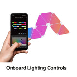Laser Smart DIY Triangle Light WiFi RGB 10-Pack - Front View