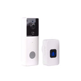 Laser Smart Full HD Video Doorbell White with Chime - Rear View
