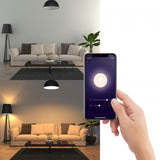 Laser 5W Smart White Bulb E14 - App & Voice Controlled - Top-Down View